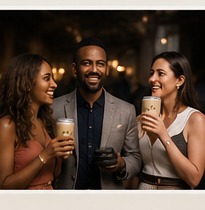 Guests enjoying Arival at a private event