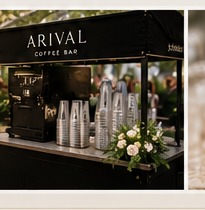 Arival Coffee Bar cart at an event